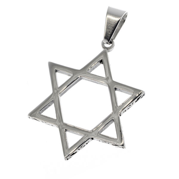 Stainless steel pendant - Star of David