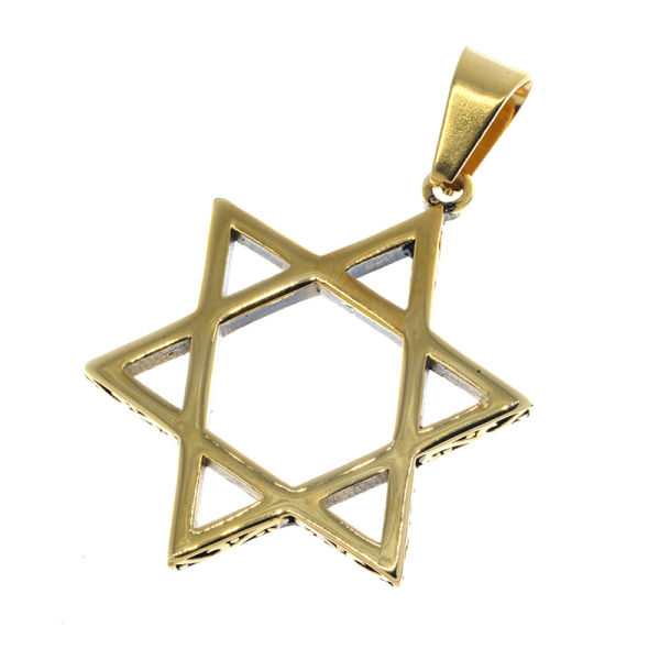 Stainless steel pendant - Star of David