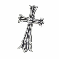 Edelstahlanhänger - Lilienkreuz