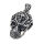 Stainless Steel Pendant – Skull with Broken Forehead and Ornaments