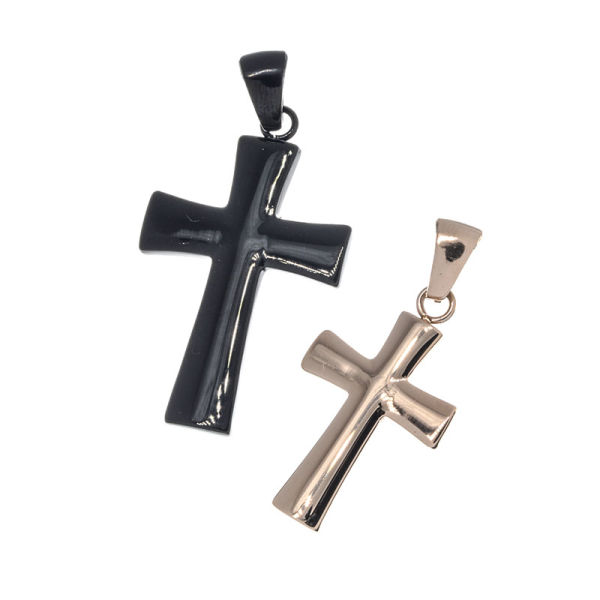 Edelstahlanhänger - Kreuz "Nomer"