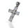 925 Sterling Silberanhänger - Kreuz mit Cubik...