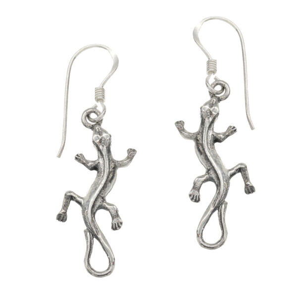 Ohrhänger 925er Sterling Silber- Gecko "Hektor"