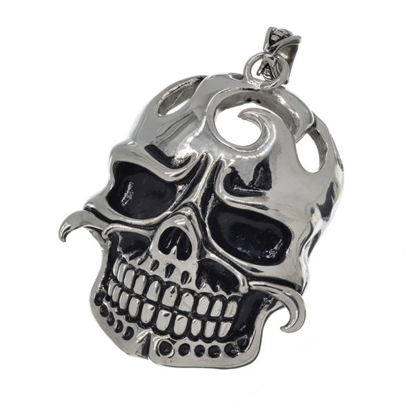 Stainless steel pendant - skull