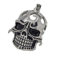 Edelstahlanhänger - Totenkopf