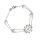 Edelstahlarmband Blume
