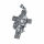 Stainless Steel Pendant – Cross with Portrait of Christ