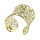 Edelstahlarmreif - Elfenmotiv - PVD-Gold