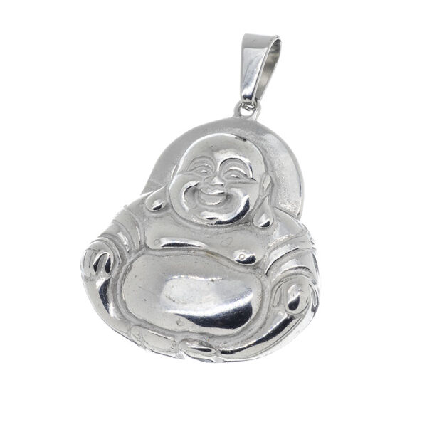 Stainless Steel Pendant - Buddha Steel-26 mm