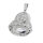 Stainless Steel Pendant - Buddha Steel-26 mm