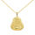 Stainless Steel Pendant - Laughing Budai PVD-Gold-26 mm
