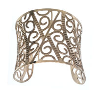 Stainless Steel Bangle - Spiral - PVD-Roségold