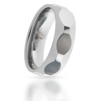 Tungsten ring polished