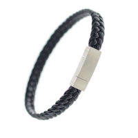 Kunstlederarmband mit Edelstahl-Magnetverschluss
