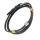 Lederwickelarmband mit Edelstahl-Schnallenverschluss Herz