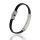 Lederarmband geflochten mit Edelstahlverschluss und Gravurplatte