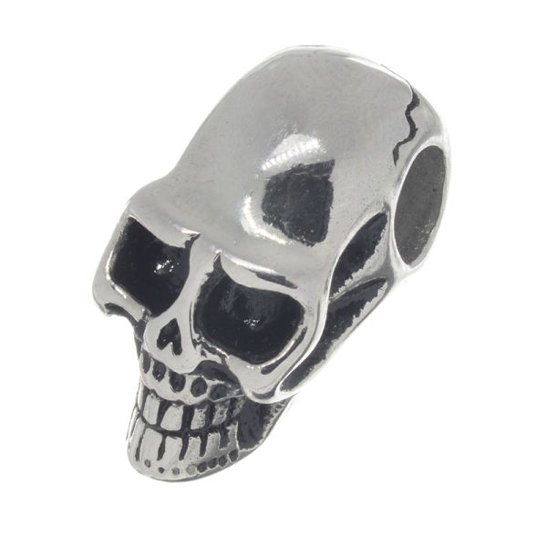 Edelstahlanhänger - Totenkopf Stahl