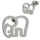 Edelstahlohrstecker - Elefant, Stahl