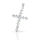 925 Sterling Silver Pendant - Cross with Cubic Zirconia “Sissi”