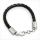 Lederarmband mit Edelstahlverschluss 1- Braun