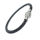 Leather bracelet with stainless steel magnetic clasp