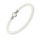 Leather bracelet with stainless steel magnetic clasp