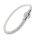 Leather bracelet with stainless steel magnetic clasp