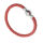 Leather bracelet with stainless steel magnetic clasp