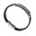 Vinyl-Edelstahlarmband - Fantasysymbol - Bicolor (Stahl/PVD-Schwarz)