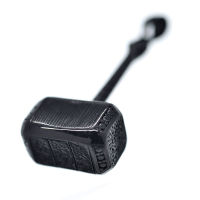 Edelstahlanhänger - Thors Hammer PVD-Schwarz