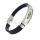 Vinyl Stainless Steel Bracelet - Cross - Steel
