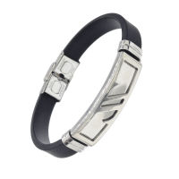 Vinyl Stainless Steel Bracelet - Rune
