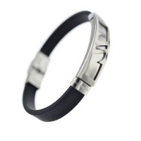 Vinyl Stainless Steel Bracelet - Rune
