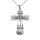 Edelstahlanhänger - Kreuz ca. 58 x 37 x 6mm