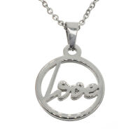 Stainless steel pendant - Love