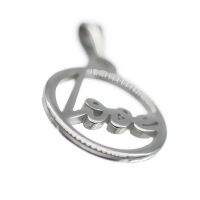 Stainless steel pendant - Love