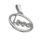 Stainless steel pendant - Love