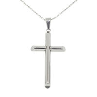 Stainless Steel Pendant - Cross Steel
