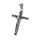 Edelstahlanhänger - Kreuz mit Jesus