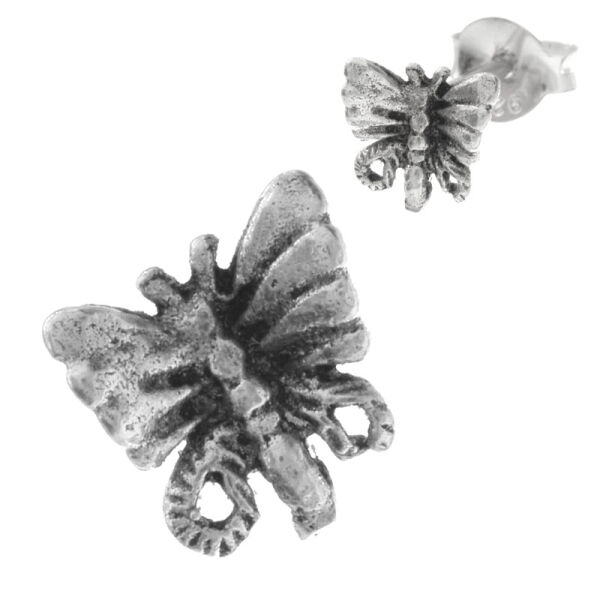 Silberohrstecker - Schmetterling