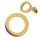 Edelstahlohrstecker Ring