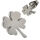 Stainless Steel Stud Earrings - Lucky Clover