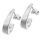 925 Sterling Silber Ohrringe ice matt