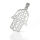 925 Sterling Silberanhänger - Silber Fatimas Hand "Oki"