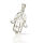 925 Sterling Silberanhänger - Silber Fatimas Hand "Bea"
