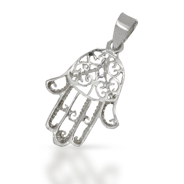 925 Sterling Silberanhänger - Silber Fatimas Hand "Danni"