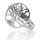 925 Sterling silver ring - tree of life 55 (17,5...