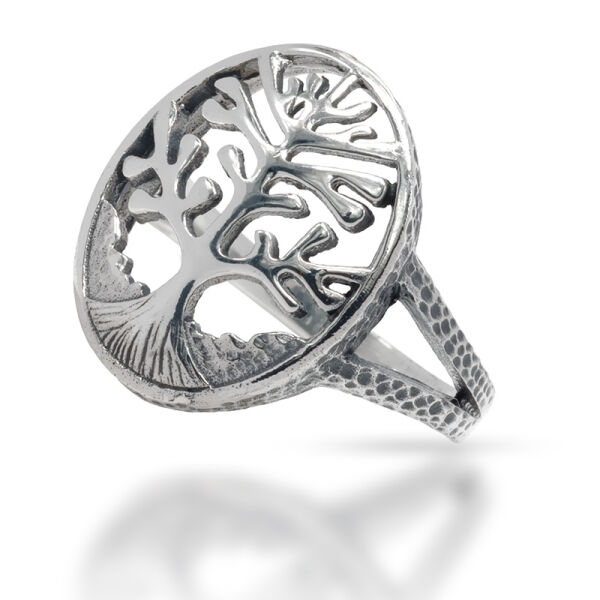 925 Sterling silver ring - tree of life