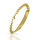 Edelstahlarmkette mit Gravurplatte PVD-Gold