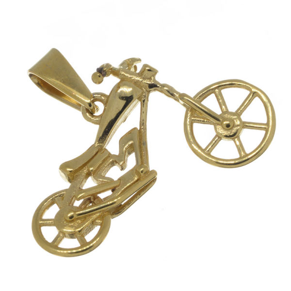 Stainless steel pendant - Motorcycle Cross